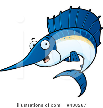 Royalty-Free (RF) Sailfish Clipart Illustration by Cory Thoman - Stock Sample #438287