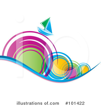 Royalty-Free (RF) Sailing Clipart Illustration by MilsiArt - Stock Sample #101422