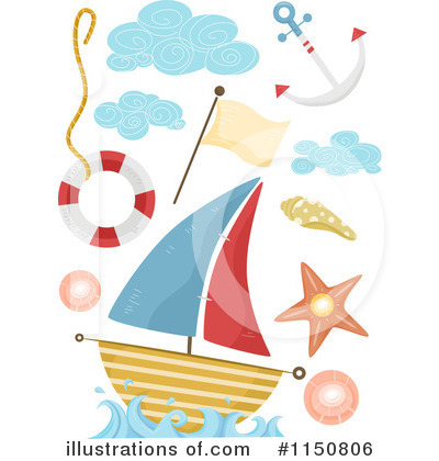 Sailboat Clipart #1150806 by BNP Design Studio