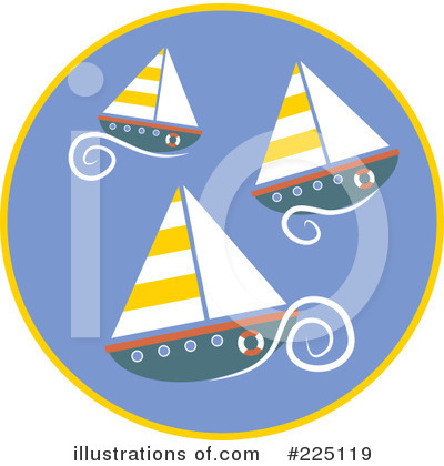 Royalty-Free (RF) Sailing Clipart Illustration by Prawny - Stock Sample #225119