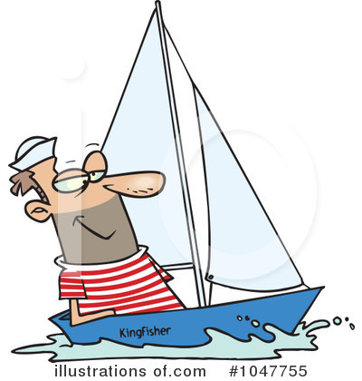 Royalty-Free (RF) Sailor Clipart Illustration by toonaday - Stock Sample #1047755