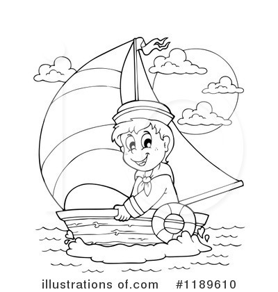 Sailboat Clipart #1189610 by visekart