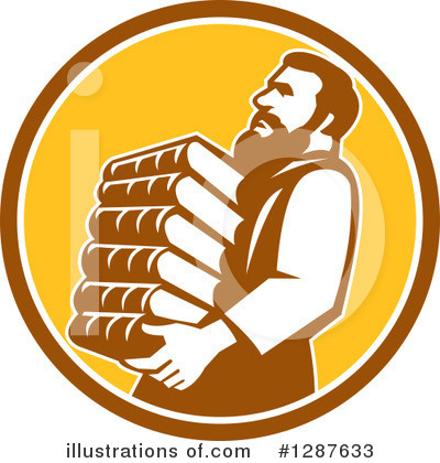 Librarian Clipart #1287633 by patrimonio