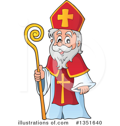 Royalty-Free (RF) Saint Nicholas Clipart Illustration by visekart - Stock Sample #1351640