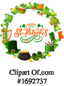 Saint Paddys Day Clipart #1692737 by Vector Tradition SM
