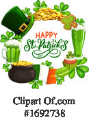Saint Paddys Day Clipart #1692738 by Vector Tradition SM