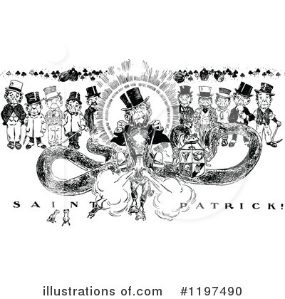 St Patrick Clipart #1197490 by Prawny Vintage