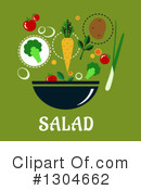 Salad Clipart #1304662 by Vector Tradition SM