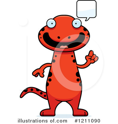 Royalty-Free (RF) Salamander Clipart Illustration by Cory Thoman - Stock Sample #1211090