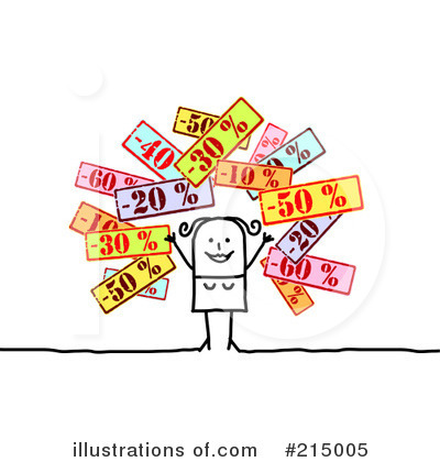 Royalty-Free (RF) Sale Clipart Illustration by NL shop - Stock Sample #215005