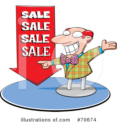 Royalty-Free (RF) Sale Clipart Illustration by jtoons - Stock Sample #70674