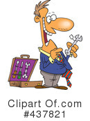 Salesman Clipart #437821 by toonaday