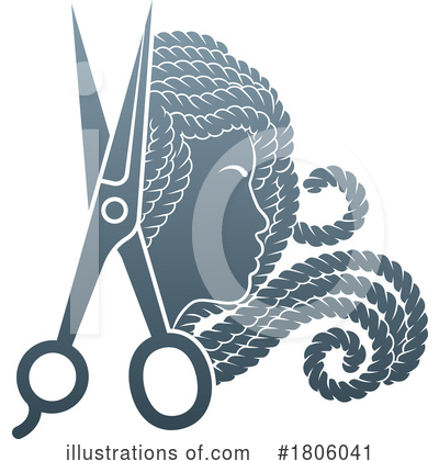 Haircut Clipart #1806041 by AtStockIllustration