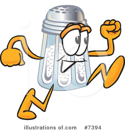 Salt Shaker Character Clipart #7394 by Mascot Junction