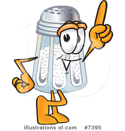 Salt Shaker Character Clipart #7395 by Mascot Junction