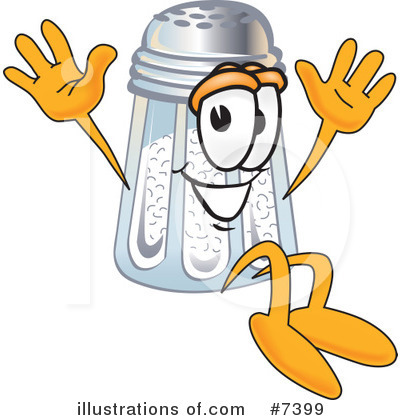 Salt Shaker Character Clipart #7399 by Mascot Junction