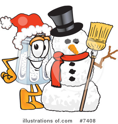 Royalty-Free (RF) Salt Shaker Clipart Illustration by Mascot Junction - Stock Sample #7408