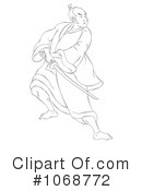 Samurai Clipart #1068772 by patrimonio