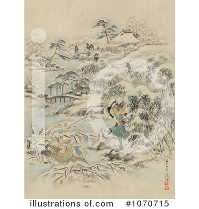 Royalty-Free (RF) Samurai Clipart Illustration by JVPD - Stock Sample #1070715