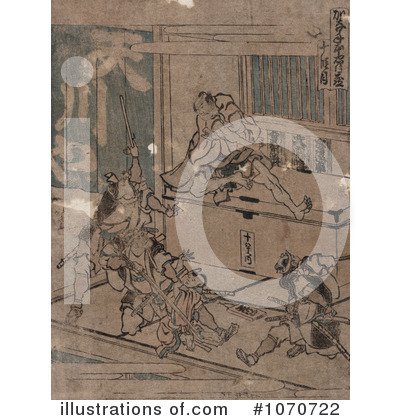 Royalty-Free (RF) Samurai Clipart Illustration by JVPD - Stock Sample #1070722