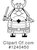 Samurai Clipart #1240450 by Cory Thoman