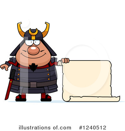 Royalty-Free (RF) Samurai Clipart Illustration by Cory Thoman - Stock Sample #1240512