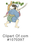 Samurai Warrior Clipart #1070397 by patrimonio