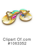 Sandals Clipart #1063352 by BNP Design Studio