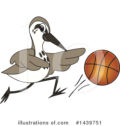 Royalty-Free (RF) Sandpiper Mascot Clipart Illustration by Mascot Junction - Stock Sample #1439751