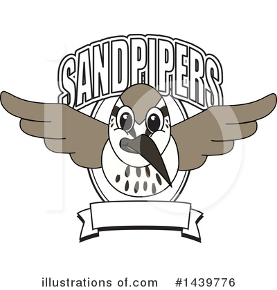 Royalty-Free (RF) Sandpiper Mascot Clipart Illustration by Mascot Junction - Stock Sample #1439776