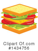 Sandwich Clipart #1434756 by Vector Tradition SM