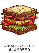 Sandwich Clipart #1468559 by Vector Tradition SM