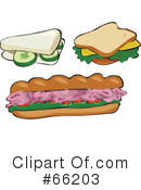 Sandwich Clipart #66203 by Prawny