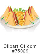 Sandwich Clipart #75029 by Tonis Pan