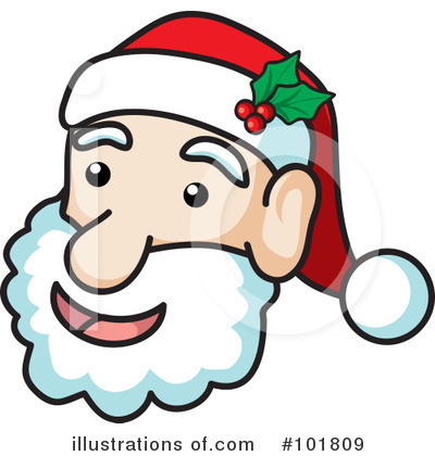 Royalty-Free (RF) Santa Clipart Illustration by Rosie Piter - Stock Sample #101809