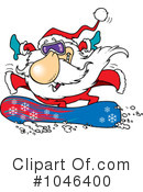 Santa Clipart #1046400 by toonaday