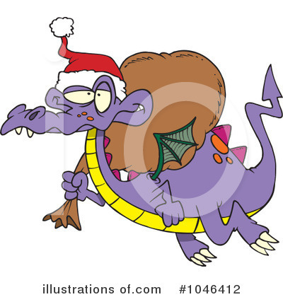 Royalty-Free (RF) Santa Clipart Illustration by toonaday - Stock Sample #1046412