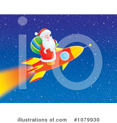 Royalty-Free (RF) Santa Clipart Illustration by Alex Bannykh - Stock Sample #1079930