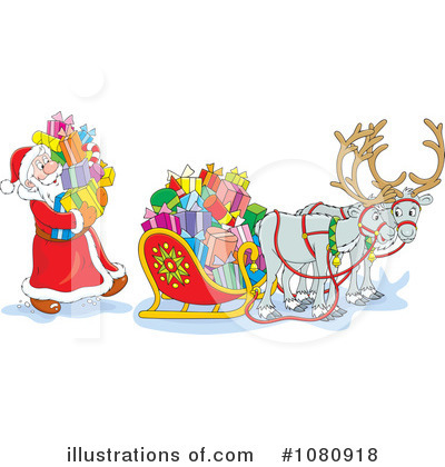 Royalty-Free (RF) Santa Clipart Illustration by Alex Bannykh - Stock Sample #1080918