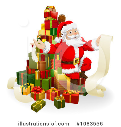 Royalty-Free (RF) Santa Clipart Illustration by AtStockIllustration - Stock Sample #1083556