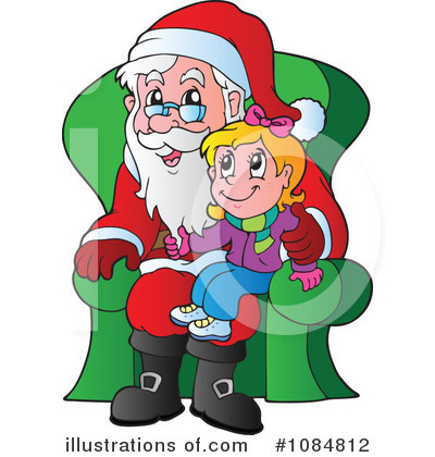 Royalty-Free (RF) Santa Clipart Illustration by visekart - Stock Sample #1084812