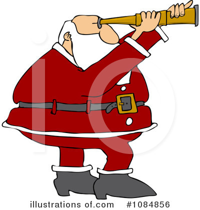 Royalty-Free (RF) Santa Clipart Illustration by djart - Stock Sample #1084856