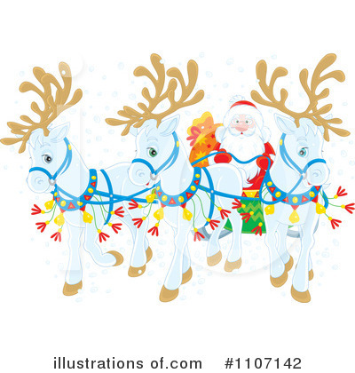 Reindeer Clipart #1107142 by Alex Bannykh