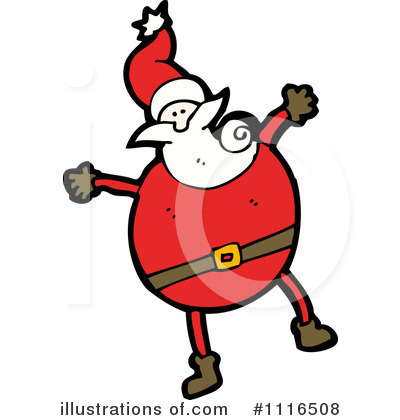 Royalty-Free (RF) Santa Clipart Illustration by lineartestpilot - Stock Sample #1116508