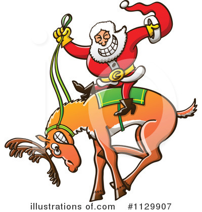 Royalty-Free (RF) Santa Clipart Illustration by Zooco - Stock Sample #1129907