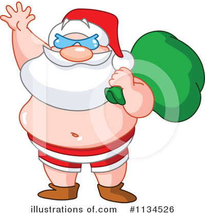 Royalty-Free (RF) Santa Clipart Illustration by yayayoyo - Stock Sample #1134526