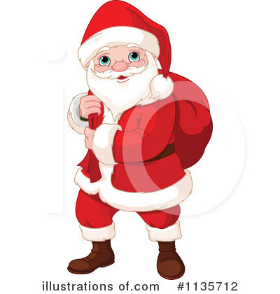 Royalty-Free (RF) Santa Clipart Illustration by Pushkin - Stock Sample #1135712
