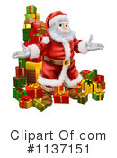 Santa Clipart #1137151 by AtStockIllustration