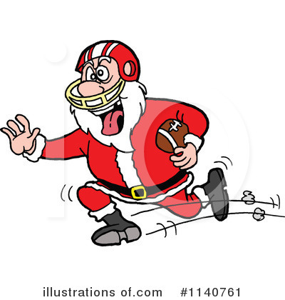 Royalty-Free (RF) Santa Clipart Illustration by LaffToon - Stock Sample #1140761