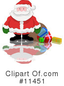 Santa Clipart #11451 by AtStockIllustration